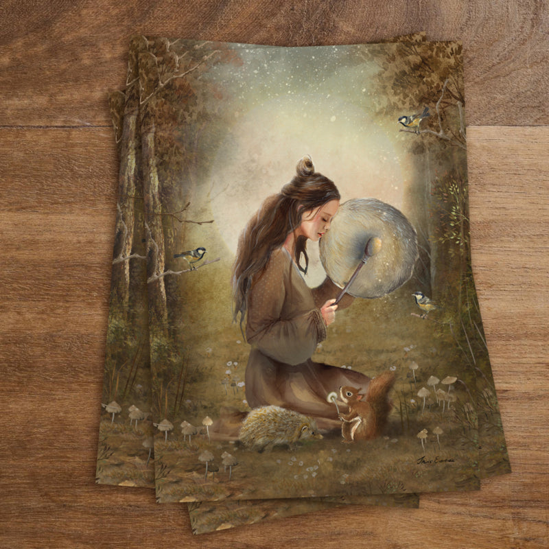 Carte Postale Beat of my own Drum