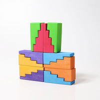 Blocs de construction en escalier Arc-en-ciel Grimm's