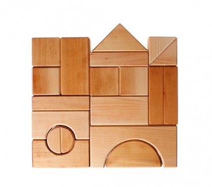 Grand bloc de construction Naturel GRIMM's