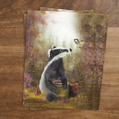 Carte Postale Blueberry