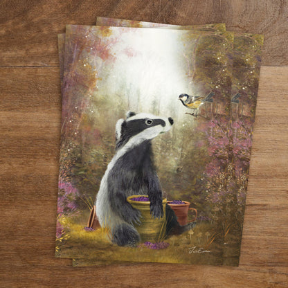 Carte Postale Blueberry