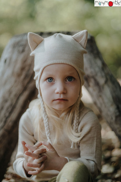 MANYMONTHS Bonnet CHAT en laine - coloris 2022