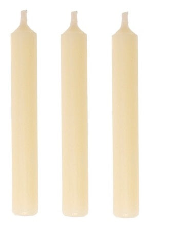 12 Bougies Crème 10% cire d'abeille GRIMM's