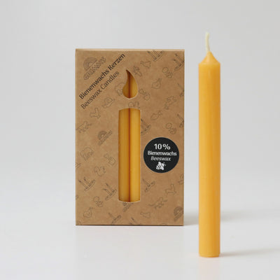 12 bougies Amber 10% cire d'abeille GRIMM's