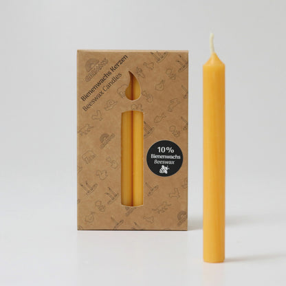 12 bougies Amber 10% cire d'abeille GRIMM's