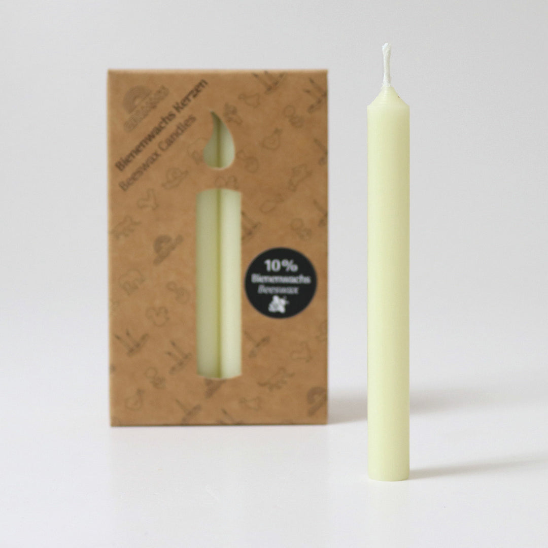 12 Bougies Crème 10% cire d'abeille GRIMM's