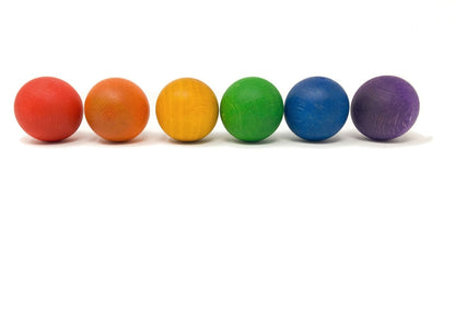 6 boules colorées GRAPAT