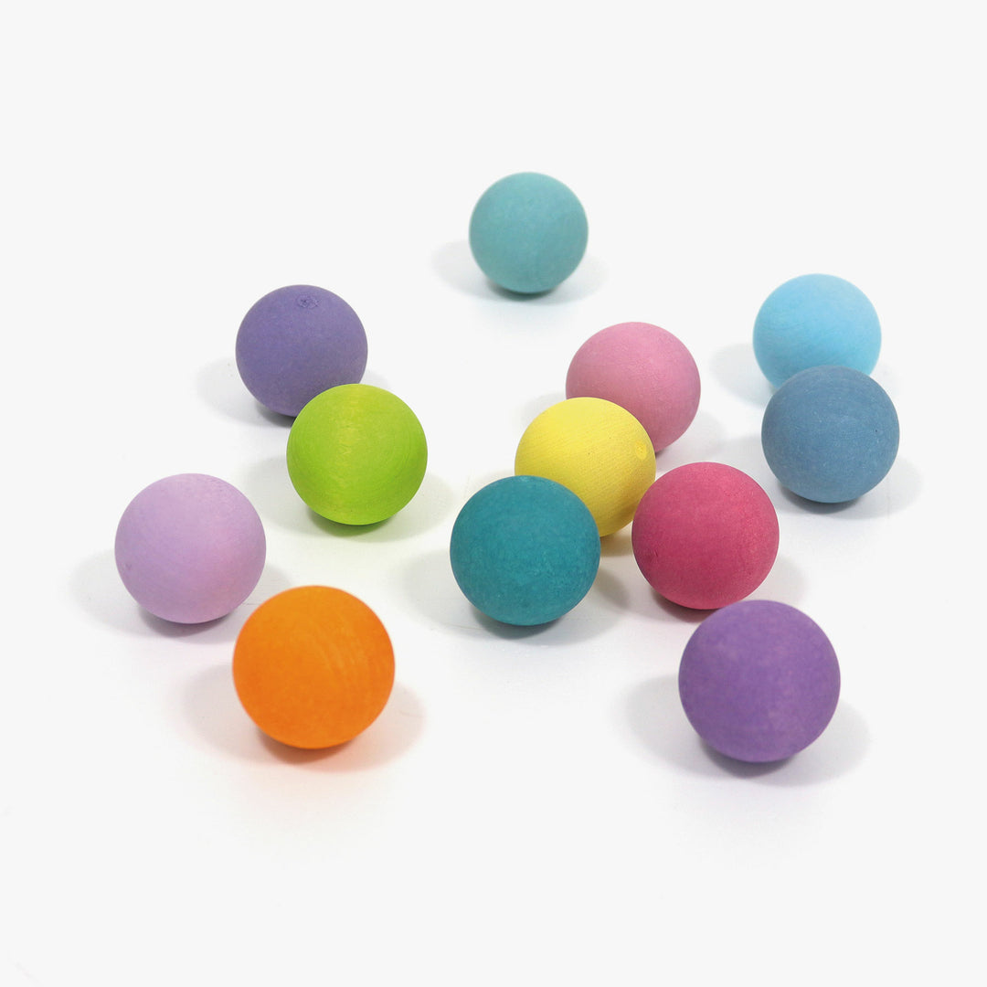 12 Petites Boules Pastel Grimm's