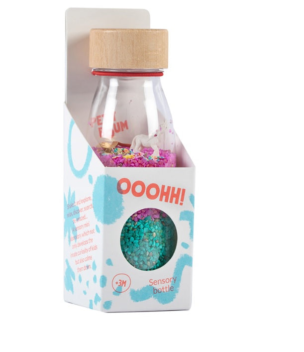 Bouteille Sensorielle Sonore Licorne Petit Boum