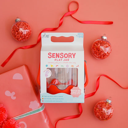 Bouteille Sensorielle à remplir Glo Pals Rouge