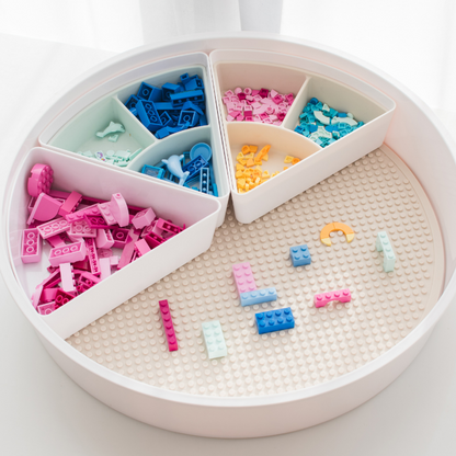 Building Block Lego Tapis Marron PlayTRAY Inspire My Play