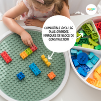 Building Block Lego Tapis Vert PlayTRAY Inspire My Play