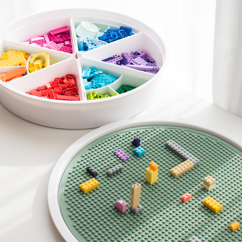 Building Block Lego Tapis Vert PlayTRAY Inspire My Play