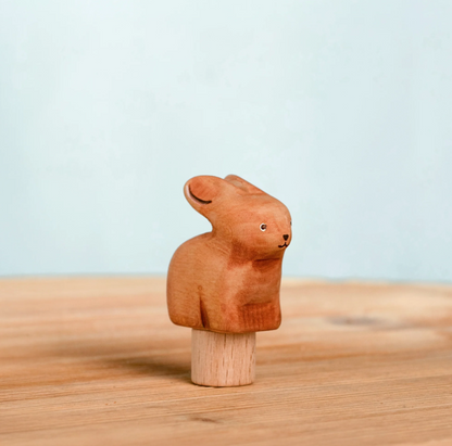 BumbuToys Figurine en bois pour couronne de célébration - Lapin