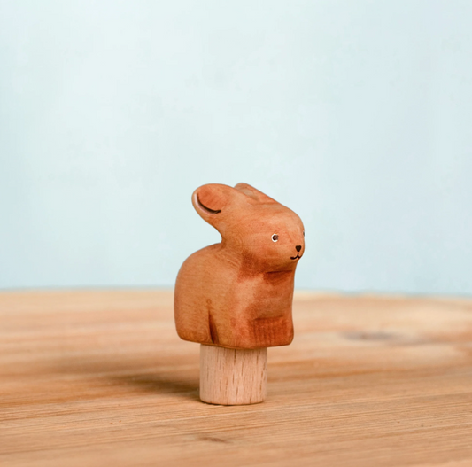 BumbuToys Figurine en bois pour couronne de célébration - Lapin