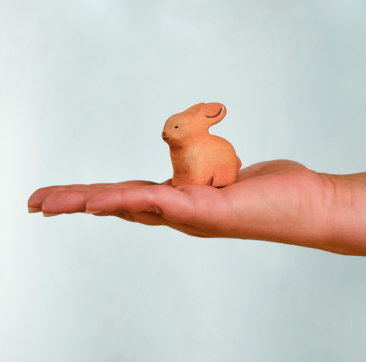 BumbuToys Figurine en bois pour couronne de célébration - Lapin