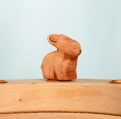 BumbuToys Figurine en bois pour couronne de célébration - Lapin