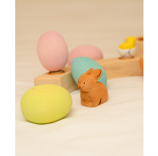 BumbuToys Figurine en bois pour couronne de célébration - Lapin