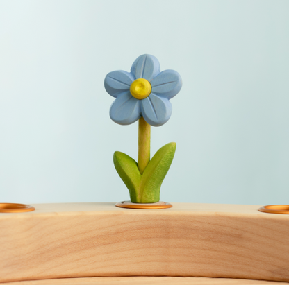 BumbuToys Figurine en bois pour couronne de célébration - Myosotis