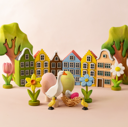 BumbuToys Figurine en bois pour couronne de célébration - Tulipe