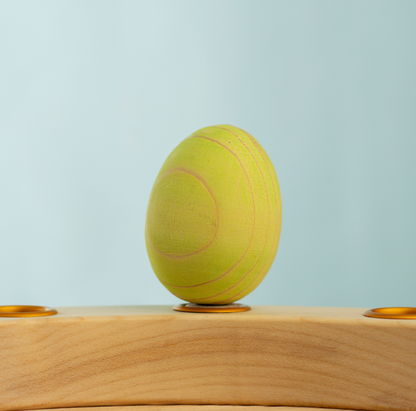 BumbuToys Figurine en bois pour couronne de célébration - Oeuf Vert