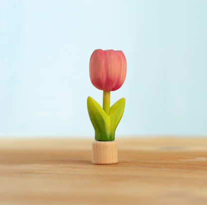 BumbuToys Figurine en bois pour couronne de célébration - Tulipe