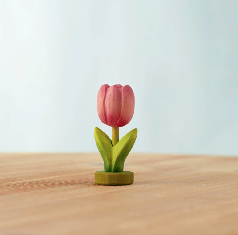 BumbuToys Figurine en bois pour couronne de célébration - Tulipe