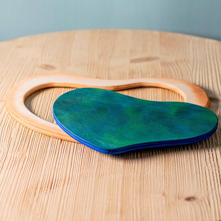 BumbuToys Lac en forme de coeur en bois