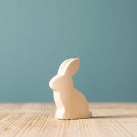 BumbuToys Lapin en bois naturel