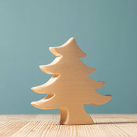 BumbuToys Petit sapin en bois naturel