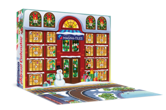 Calendrier de l'Avent en jeu magnétique Magna Tiles