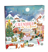 Calendrier de l'Avent Puzzle Village de Noël - 1008 pièces