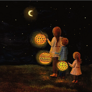 Carte à insérer pour la Lampe de saisons - Illustratrice E. Bennink - Lanterns