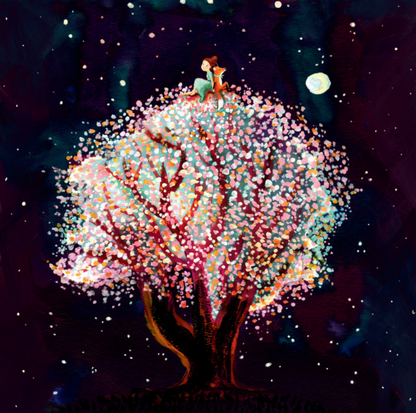 Carte à insérer pour la Lampe de saisons - Illustratrice E. Bennink - Magic Tree