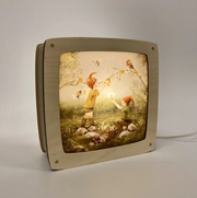 Carte à insérer pour Lampe Au fil des Saisons - Illustratrice Esther Iris - Birds and Bees