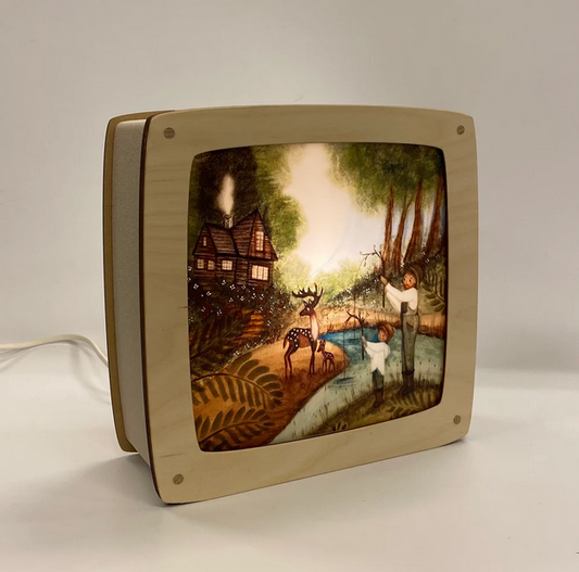 Carte à insérer pour Lampe Au fil des Saisons - Illustratrice Bijdehansje - Father's Day