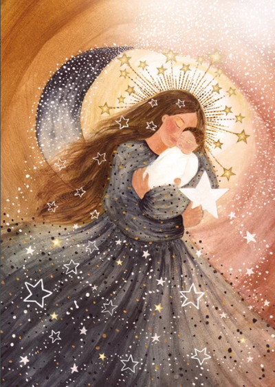 Carte postale Starlight - Illustratrice Bijdehansje