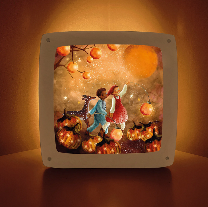 Carte à insérer pour Lampe Au fil des Saisons - Illustratrice Bijdehansje - Shine your Light