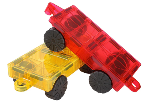 Jeu magnétique Learn&Grow - Lot de 2 voitures