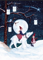 Carte Postale Polar Children - Illustratrice Bijdehansje