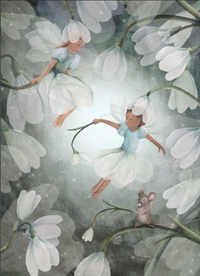 Carte Postale Snowdrop Wiggle - Ilustratrice Bijdehansje