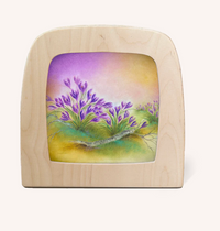 Carte à insérer pour Lampe Au fil des Saisons - Illustratrice Baukje Exler - Purple Delight