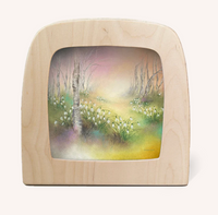Carte à insérer pour Lampe Au fil des Saisons - Illustratrice Baukje Exler - Snowdrops