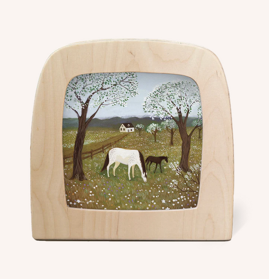 Carte à insérer pour Lampe Au fil des Saisons - Illustratrice Robin Pieterse - Spring Frolic