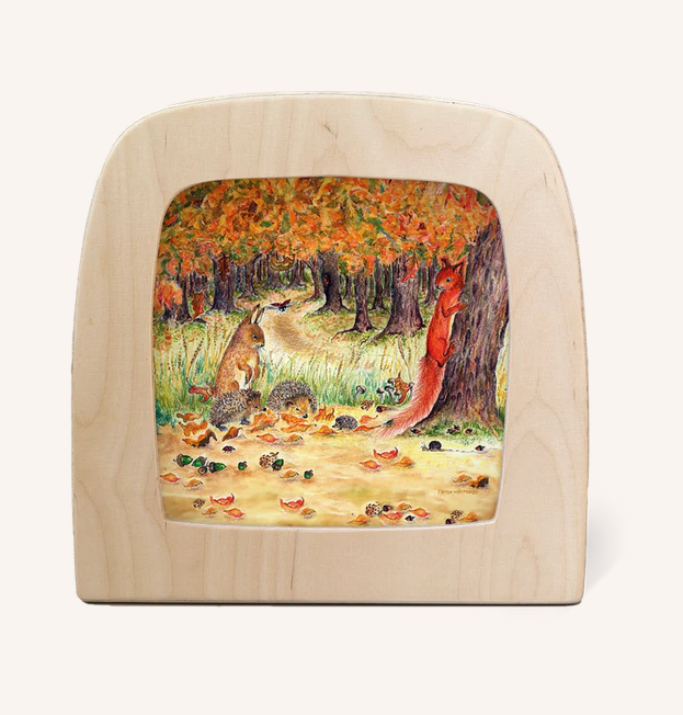 Carte à insérer pour Lampe Au fil des Saisons - Illustratrice Eentje van Margo - Autumn Bliss