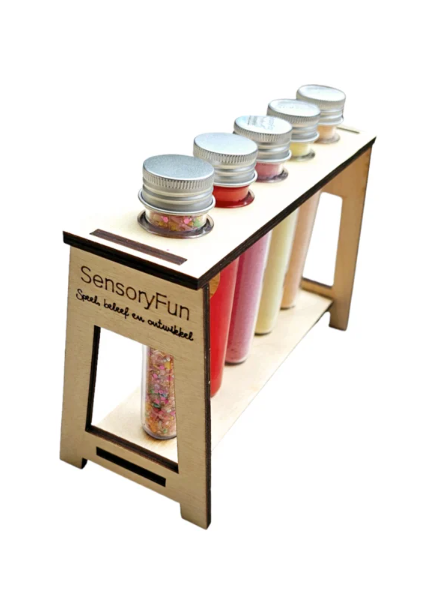 SensoryFizz Support pour Jeu de potions magique 5 tubes