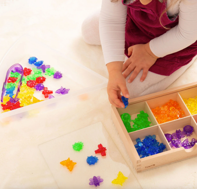 Tickit Insectes translucides - Lot de 96