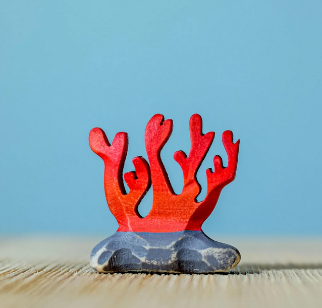 Bumbu Toys Corail Rouge en bois