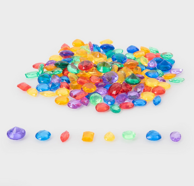 Tickit Diamants translucides - Lot de 144