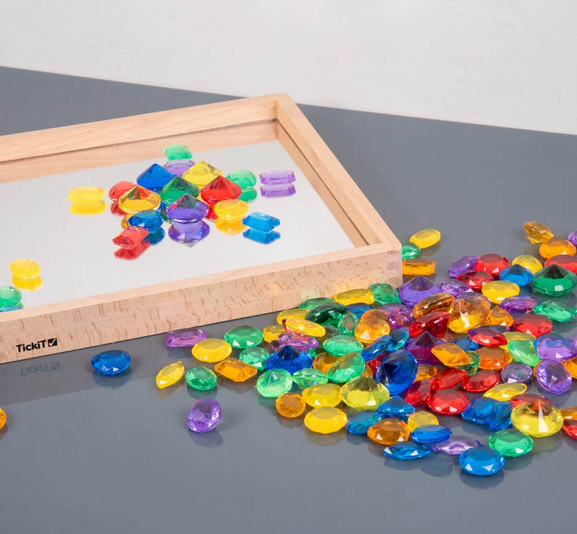 Tickit Diamants translucides - Lot de 144
